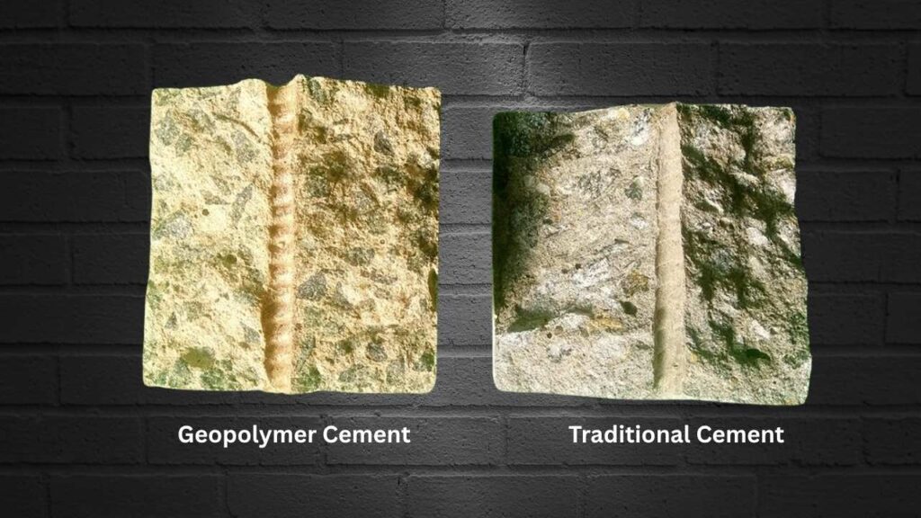 New Geopolymer Tech Transforms Glass and Waste Into Ultra-Durable Green Building Material 4 Geopolymer vs. Traditional Cement