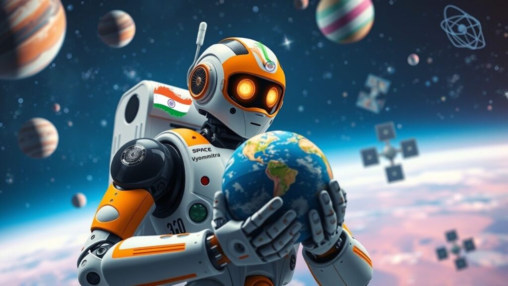 ISRO Declares 2025 as Gaganyaan Year with December Launch Featuring Humanoid Robot Vyommitra 3 Meet Vyommitra India’s First Spacefaring Humanoid