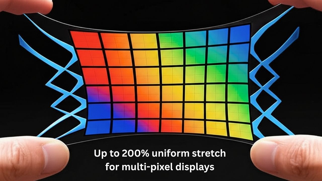 Kirigami-Inspired Design Enables Uniform Multi-Pixel Displays