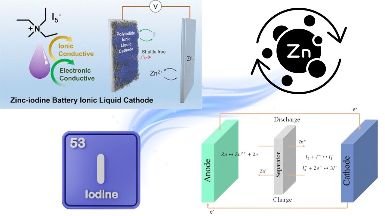 Zinciodine Battery