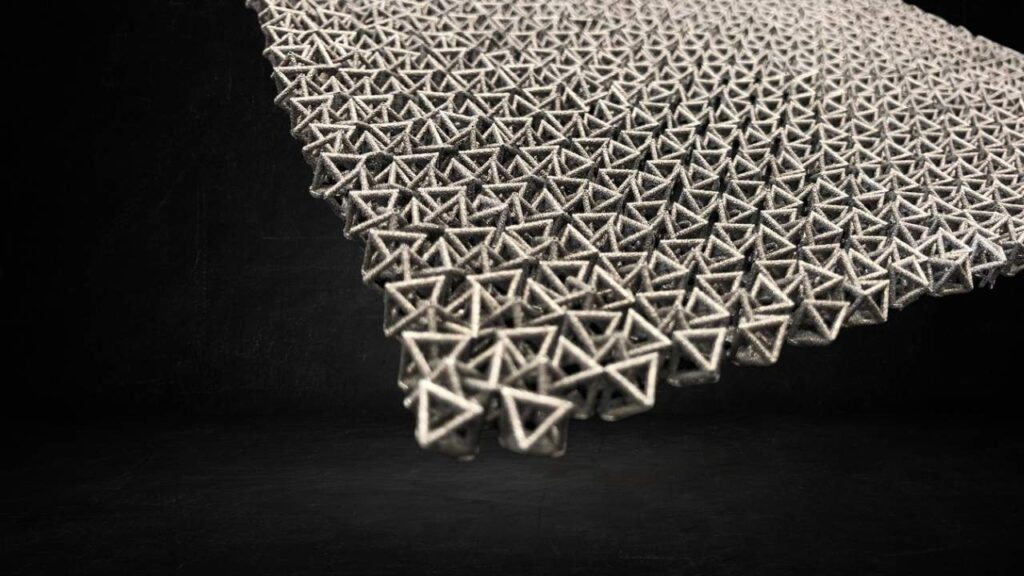 This New 3D Chain Mail Bends, Adapts, and Protects — The Future of Wearable Armor Is Here 2 A Fabric with a Mind of Its Own