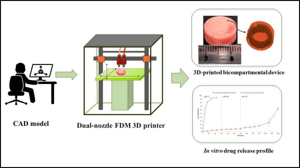 Scientists Encode Multiple Properties Into a Single Material Using 3D Printing Magic 3 Dual-Extrusion Fused Deposition Modeling
