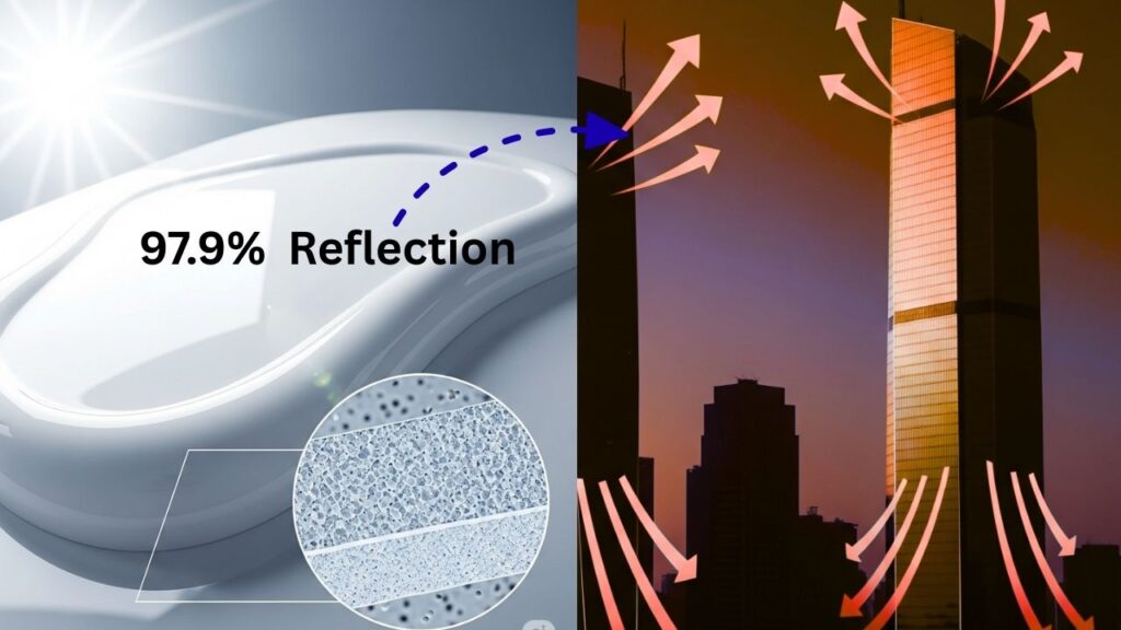 AI Discovers New Paint Formula That Helps Buildings Stay Cooler Naturally 3 Exceptional Sunlight Reflectivity