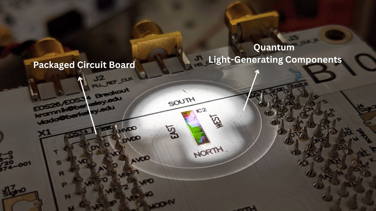 First Electronic–Photonic Quantum Chip