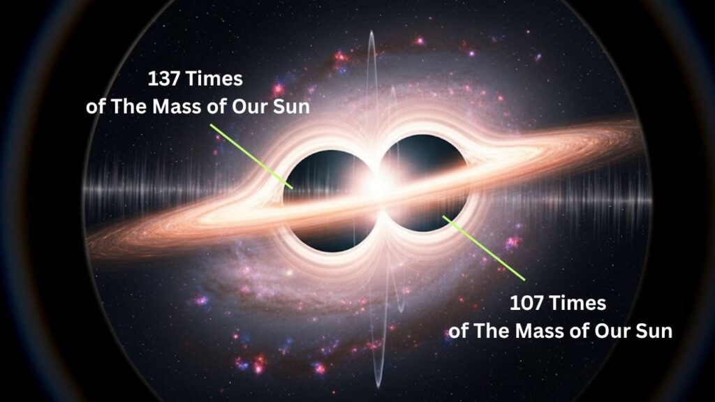 Astronomers Observe Largest Black Hole Merger Ever Recorded in the Universe 3 GW231123 Event