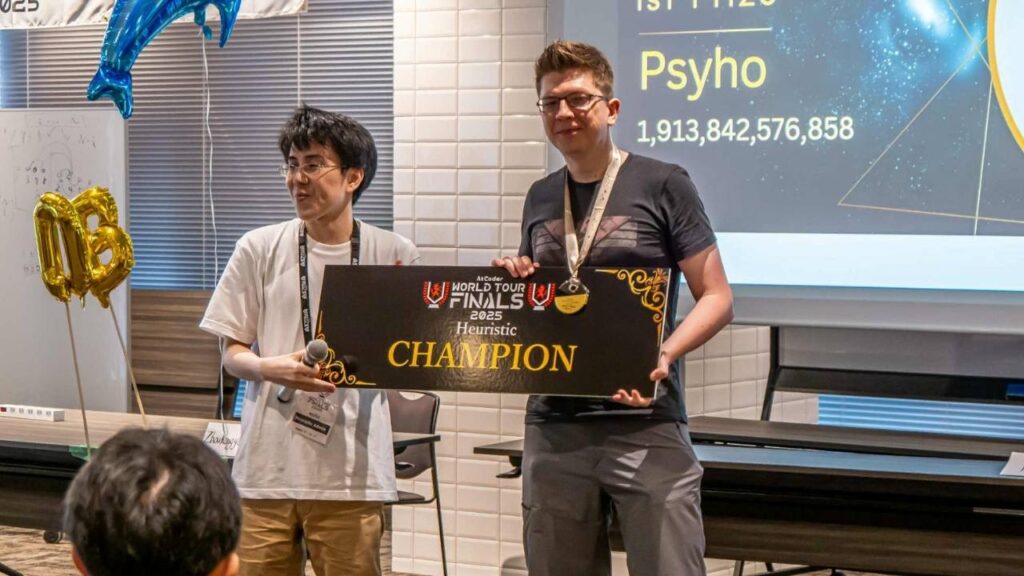 Human Coder Triumphs Over AI in AtCoder World Tour Finals 2025 Heuristic 1 Human Coder Triumphs Over AI
