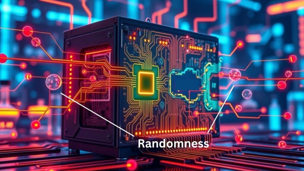 Randomness Unlocked as the Secret Fuel Behind Quantum Computing Power 1 Randomness Unlocked as the Secret Fuel Behind Quantum Computing Power