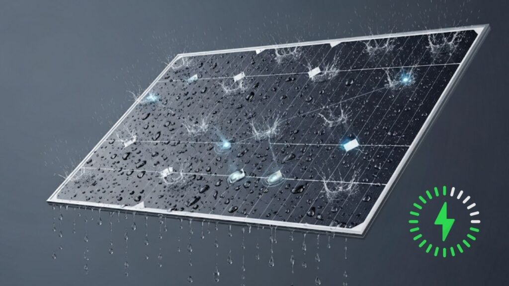 This New Panel Doesn’t Need Sunlight — It Generates Energy From Raindrops 1 This New Panel Doesn’t Need Sunlight