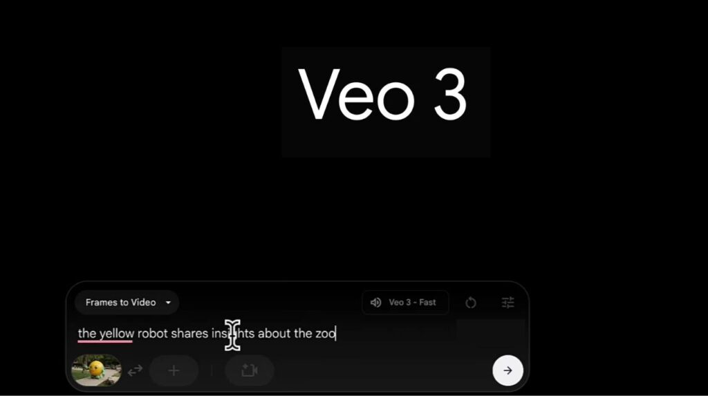 Google Adds Powerful Image-to-Video Generation Capabilities to Veo 3 4 Uploading and Prompting