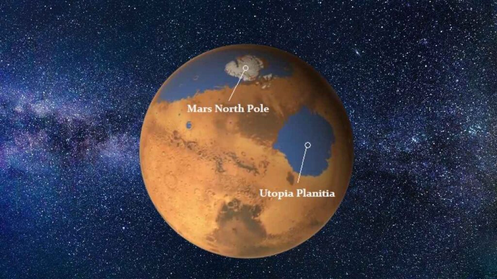 China’s Mars Rover Uncovers Potential Clue to Signs of Life Beneath the Surface 3 Utopia Planitia Region
