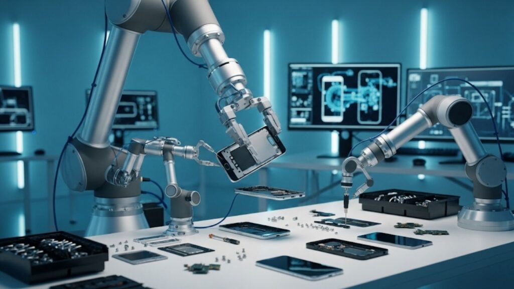 AI-Powered Robots Can Now Take Apart Your Smartphone Piece By Piece 1 AI-Powered Robots Can Now Take Apart Your Smartphone Piece By Piece