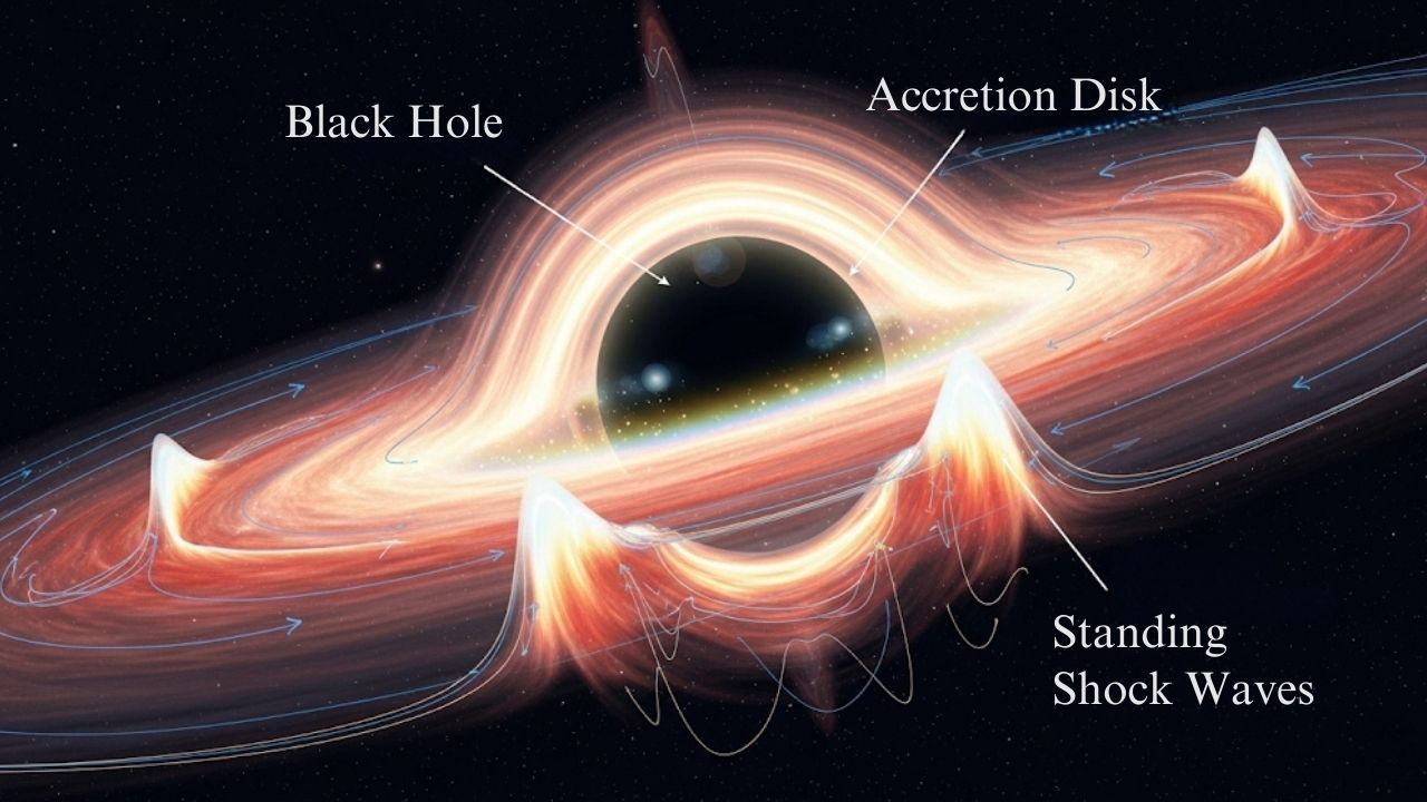 Astronomers Confirm Standing Shocks in Black Hole Flows