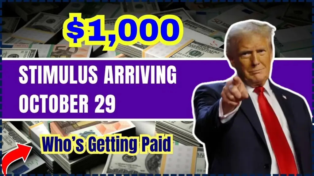 $1,000 Stimulus Arriving October