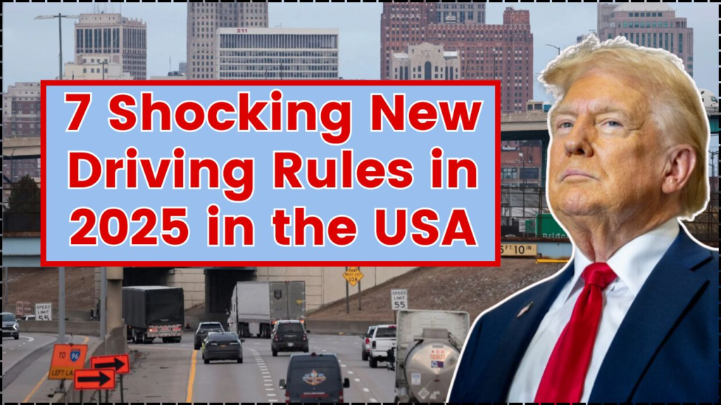 7 Shocking New Driving Rules in 2025 in the USA