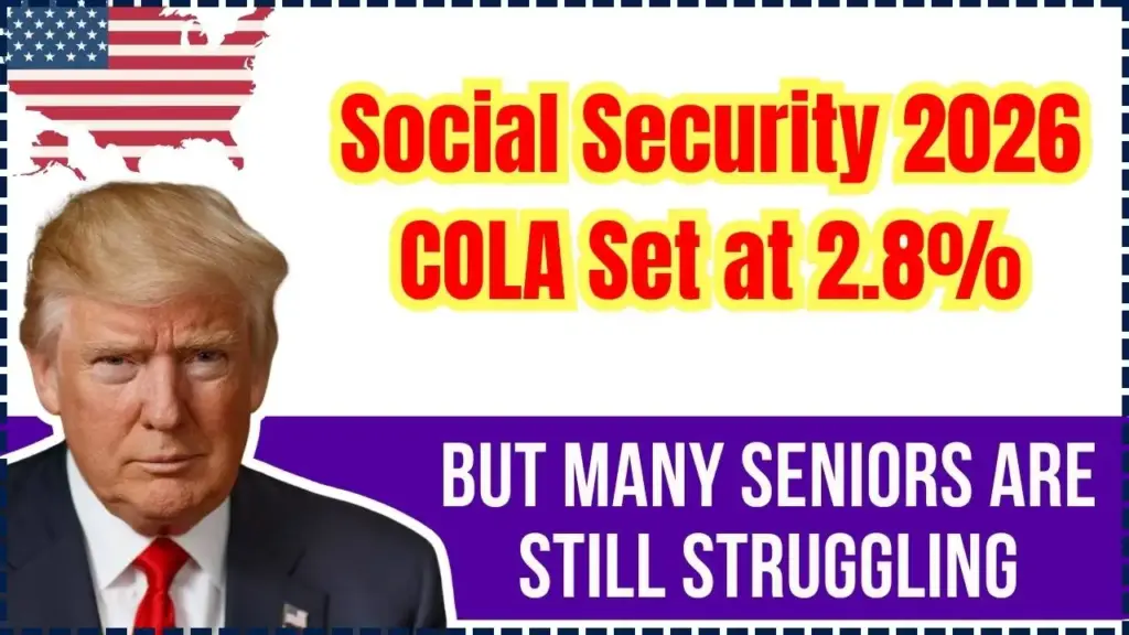 Social Security 2026 COLA Set at 2.8%